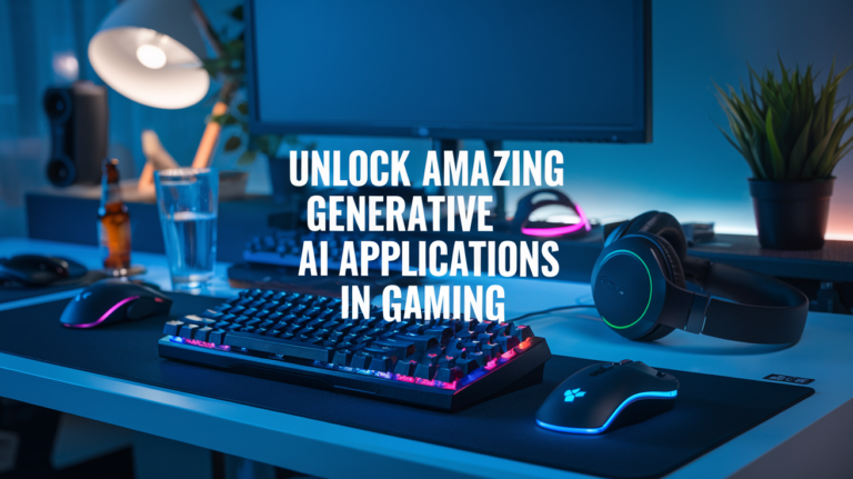 Unlock Amazing Generative AI Applications in Gaming